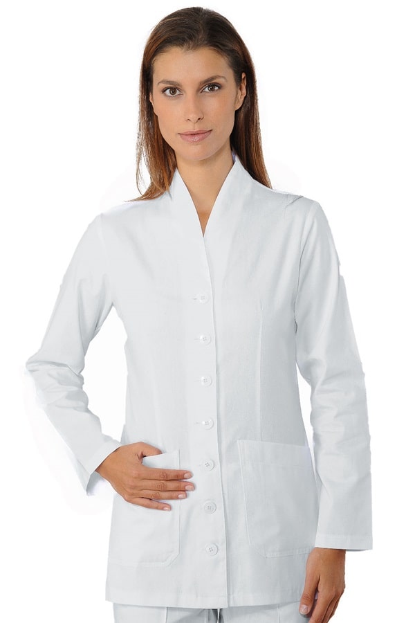 Casacca Calgary bianca in cotone 