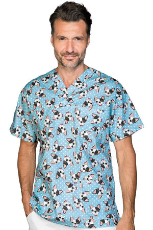 Casacca collo a v Blue Dog