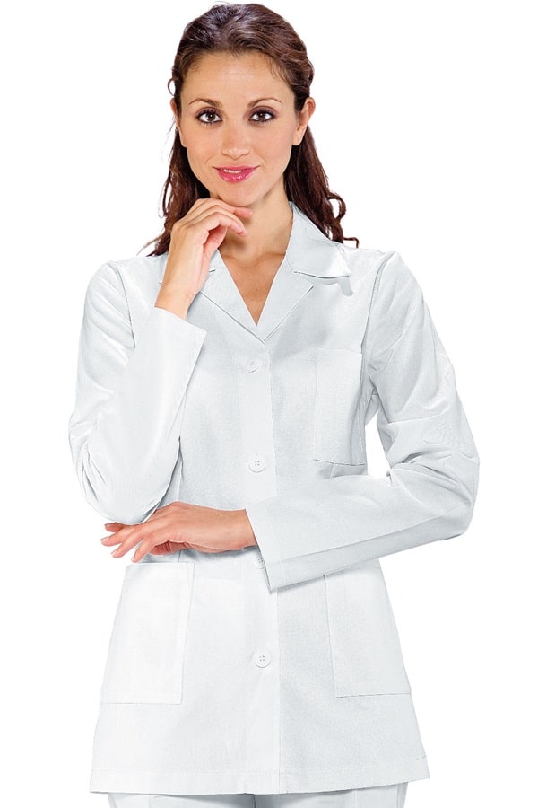 Casacca Ginevra bianca in cotone