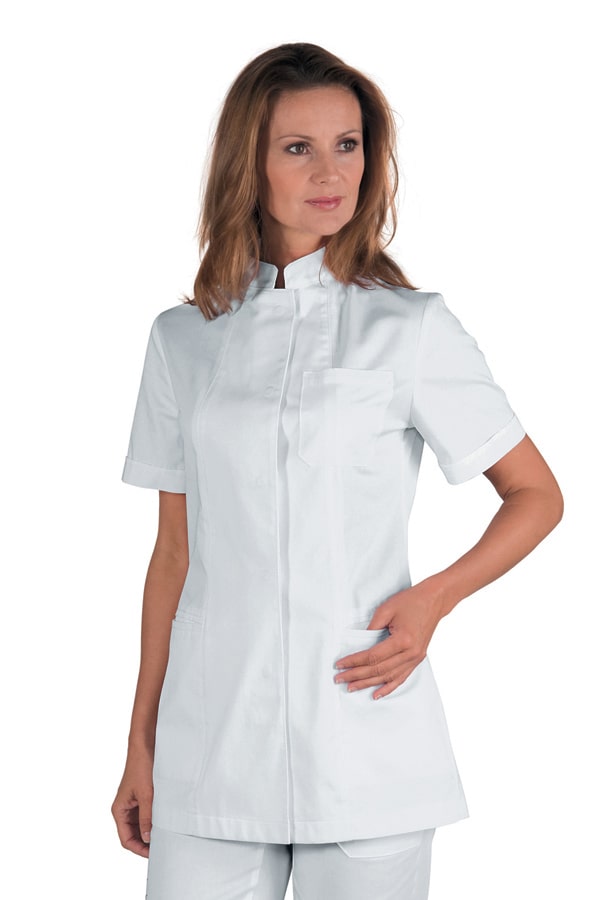 Casacca Lione coreana in cotone Bianca