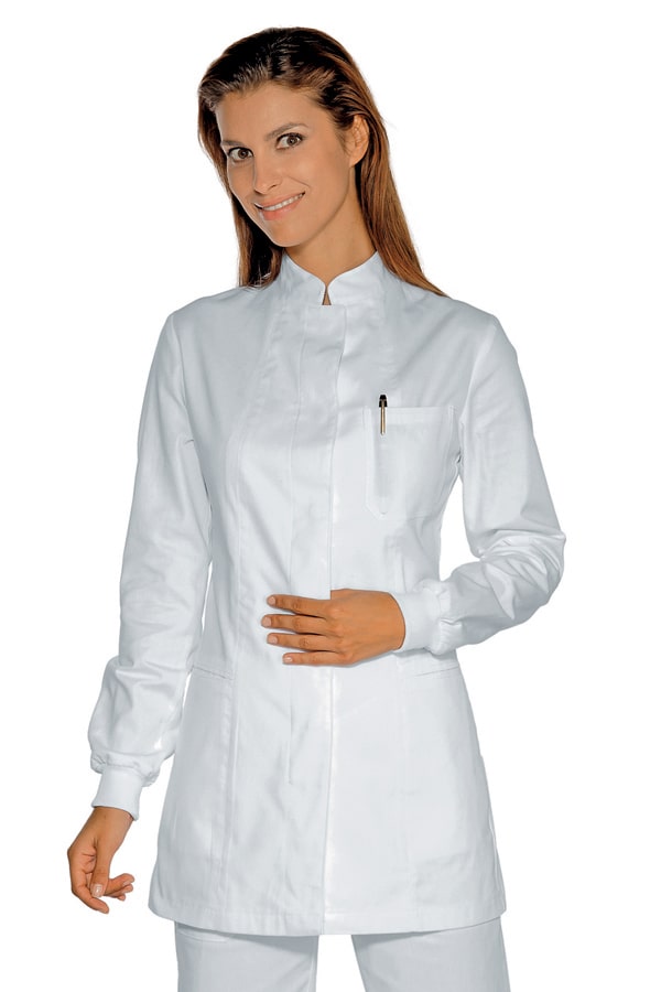 Casacca Lione coreana in cotone Bianca