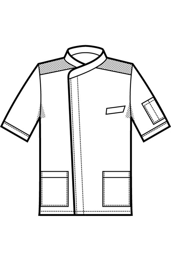 Casacca Parker disegno front