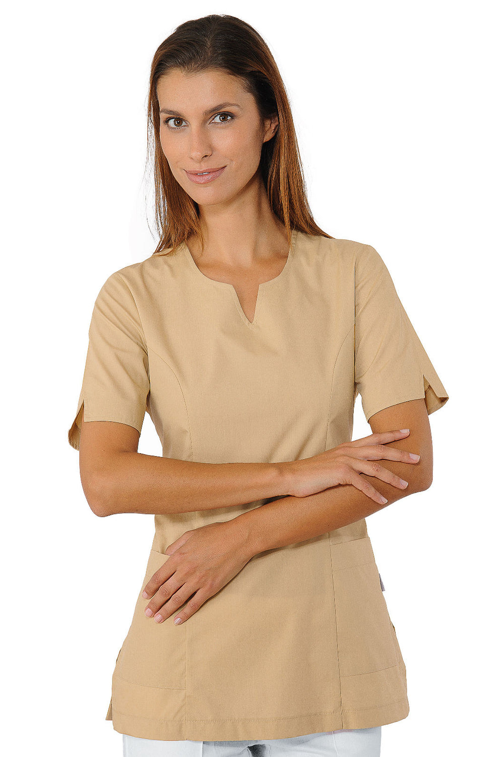 Casacca Tiffany in polycotone light biscotto