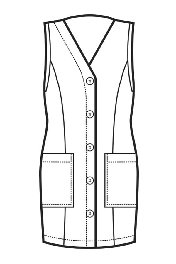 Casacca Tropea disegno front