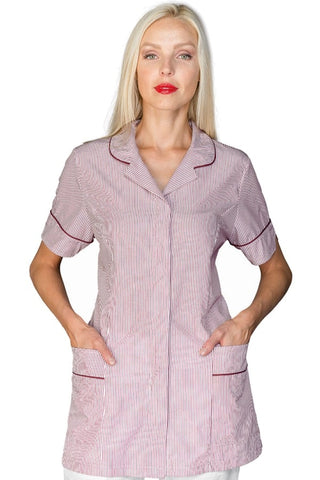 Casacca Zama riga bordeaux
