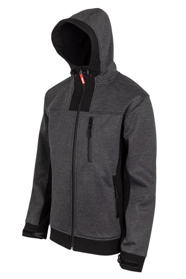 Softshell invernale Bicolor con cappuccio Grigio