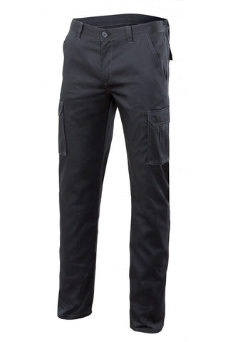 Pantalone multitasche Stretch neri