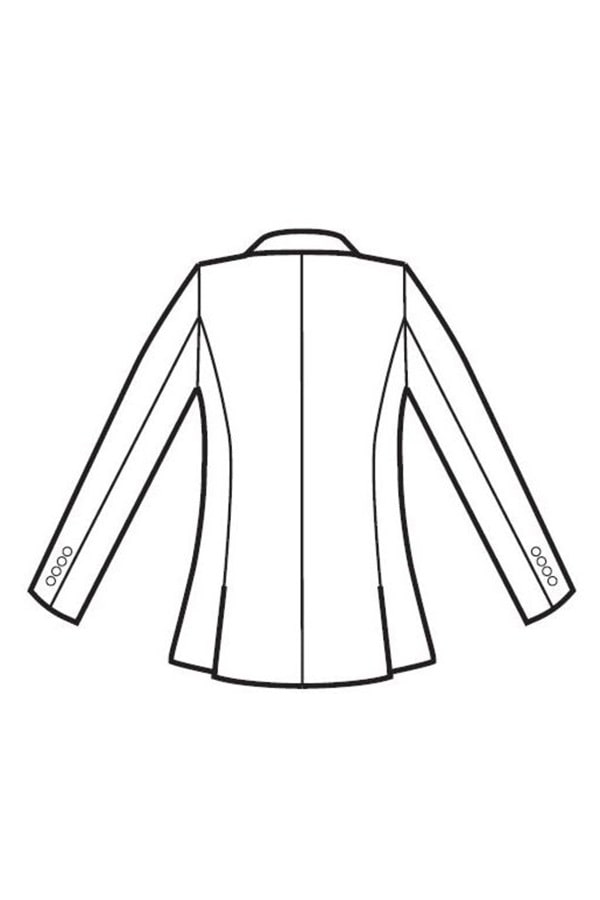 Giacca Donna Nairobi disegno rear