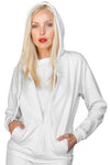 Felpa unisex a Zip intera con cappuccio