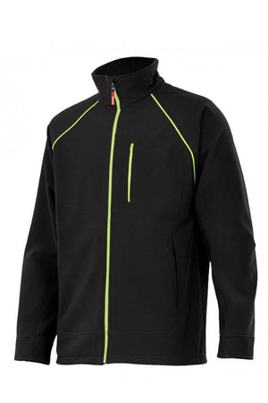 Giubbotto Softshell Velilla Profilato Nero giallo