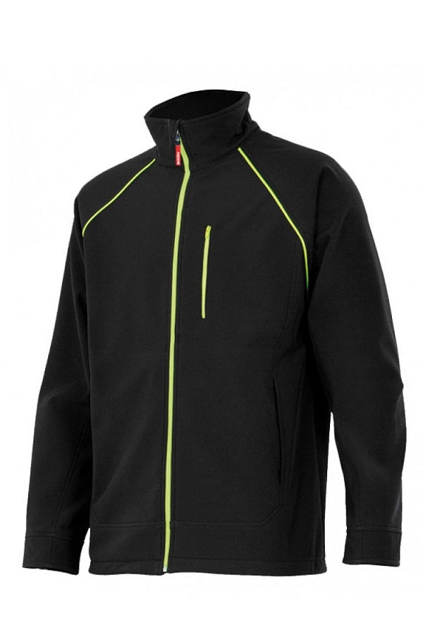 Giubbotto Softshell Velilla Profilato Nero giallo