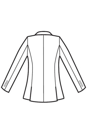 Disegno Giacca Atlanta nera Isacco rear