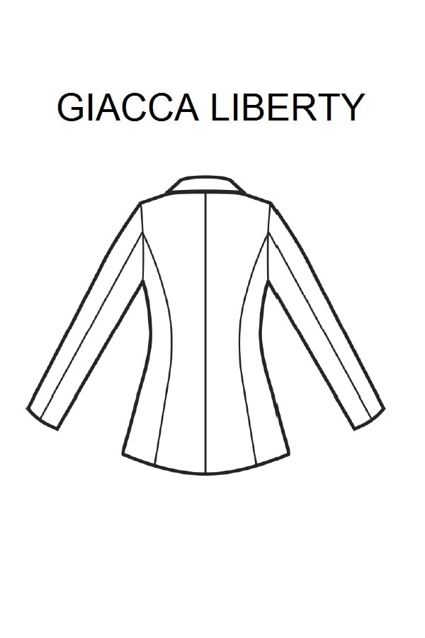 Disegno Giacca Liberty rear