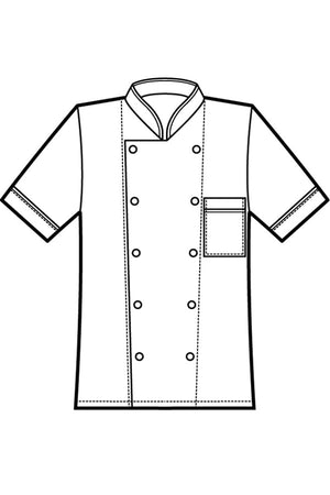 Giacca cuoco extra light disegno front