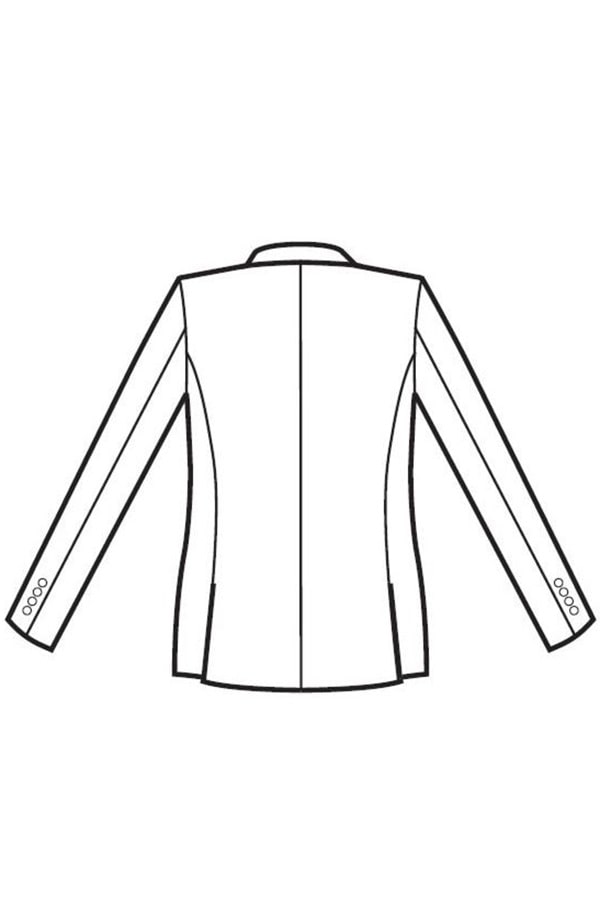 Giacca Riad disegno rear