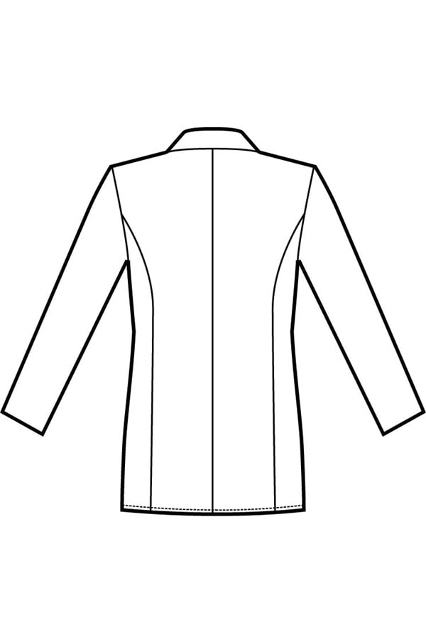 Giacca doppio petto collo lancia disegno rear