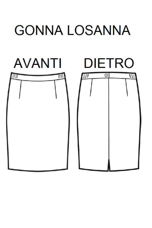 Gonna Losanna disegno