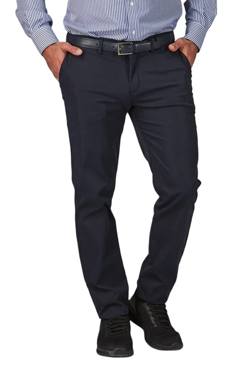 Pantaloni Chino Garys T400 Blu marino