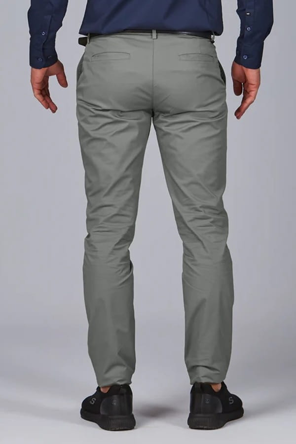 Pantaloni Chino Garys T400 Grigi back