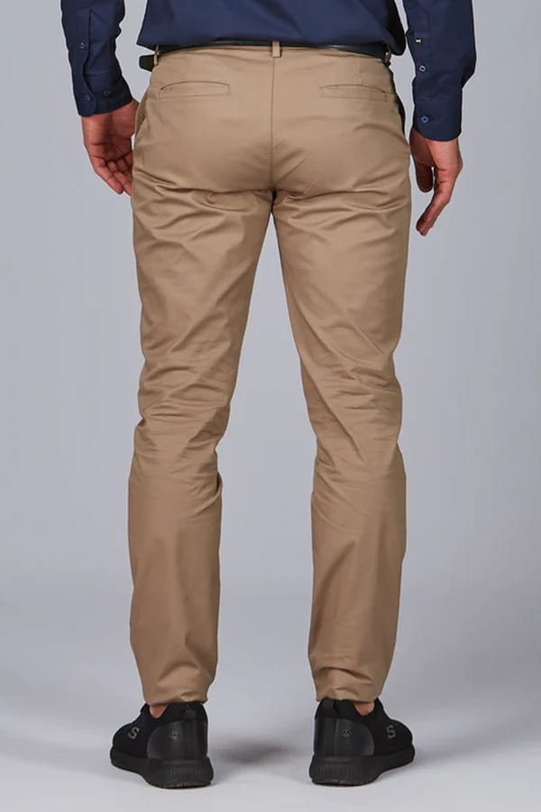 Pantaloni Chino Garys T400 Camel Back