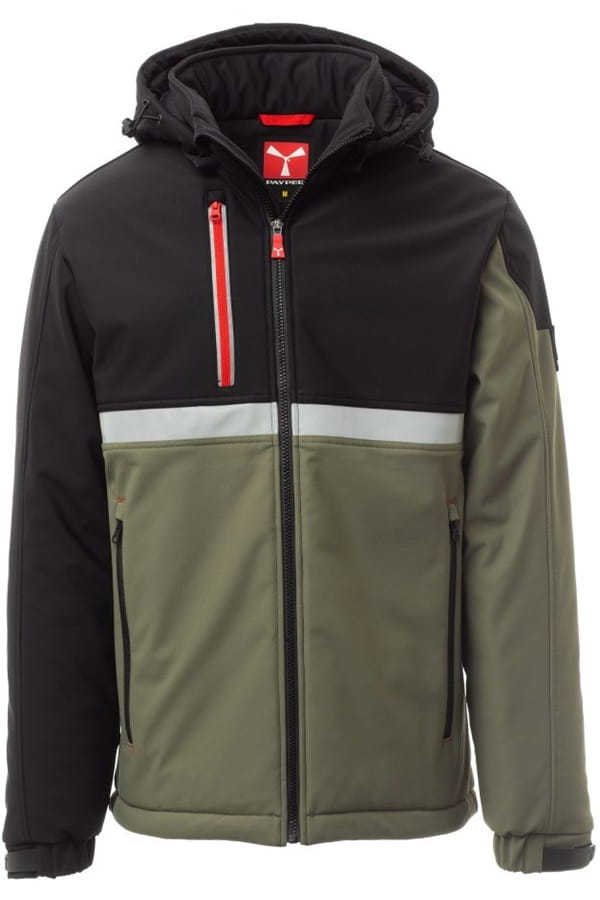 Softshell imbottito Payper Wise Padded Rosso