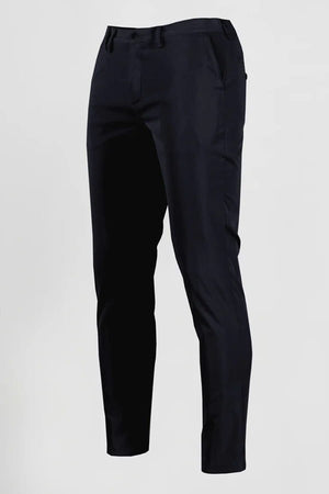 Pantaloni Chino Garys T400 Blu marino