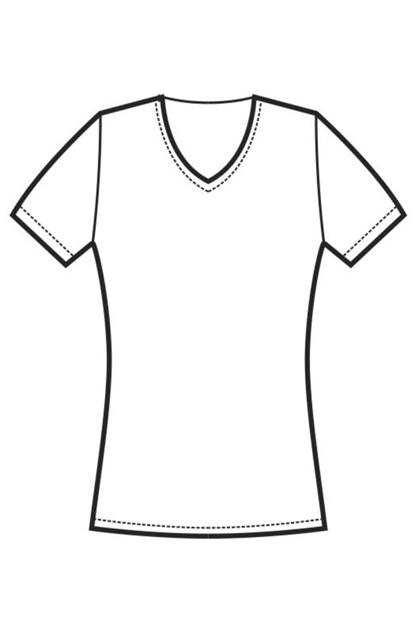 Maglietta stretch isacco disegno front