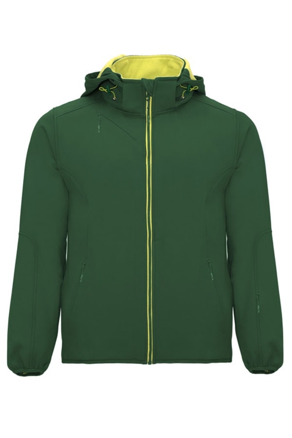 Softshell Stretch Unisex Roly Siberia verde bottiglia