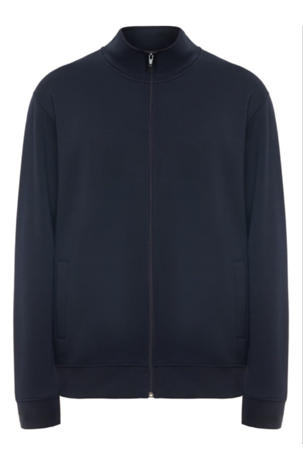 Felpa Collo alto full zip Roly Ulan blue navy