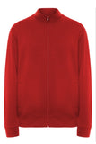 Felpa Collo alto full zip Roly Ulan rossa