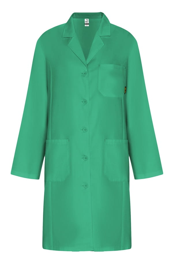 Camice Donna Roly Vaccine verde lab