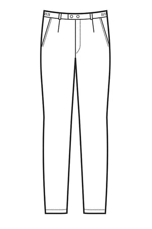 Pantalone lavoro disegno front