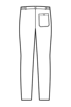 Pantalone lavoro disegno rear