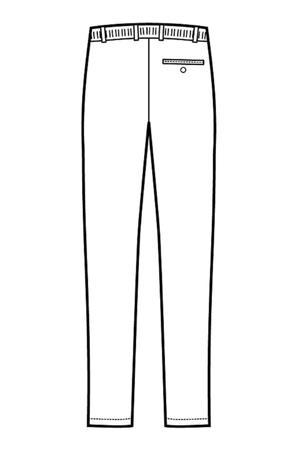 Pantalone Seattle disegno rear