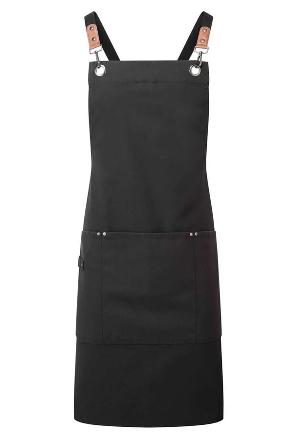 Grembiule incrociato premier Clip & Clasp Black
