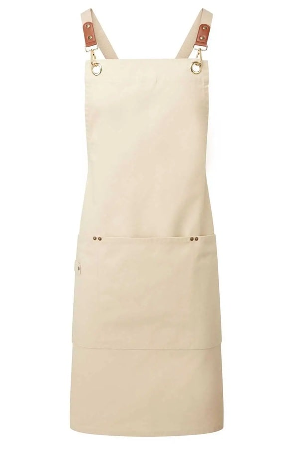 Grembiule incrociato premier Clip & Clasp Natural