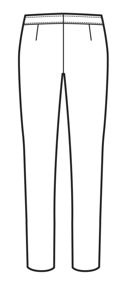 Pantalone Donna Trendy nero 024201