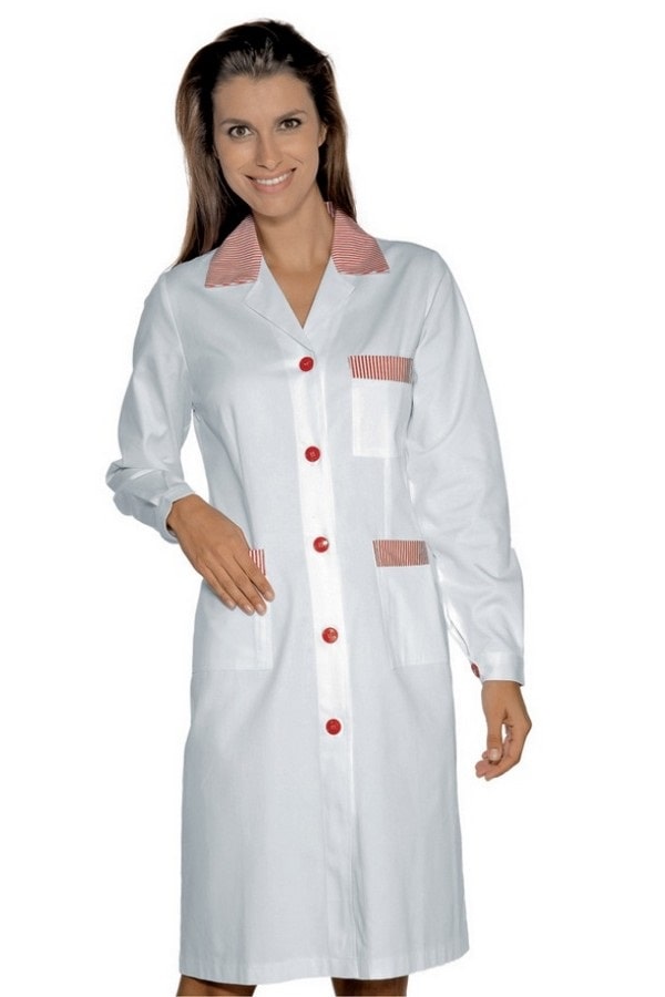 Camice Donna Positano bordato a righe - ITALIADIVISE