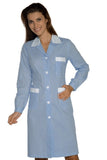 Camice Donna Positano Rigatino bordato polycotone - ITALIADIVISE