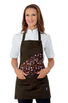Grembiule Donna Lollipop Colours chocolate