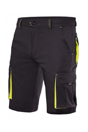 Bermuda bicolore Neri Stretch multitasche - ITALIADIVISE