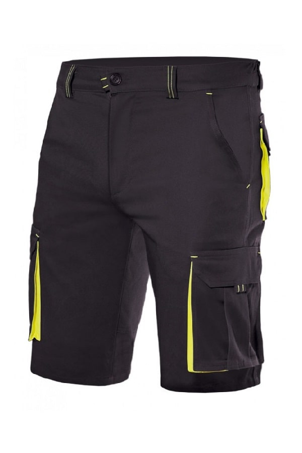 Bermuda bicolore Neri Stretch multitasche - ITALIADIVISE