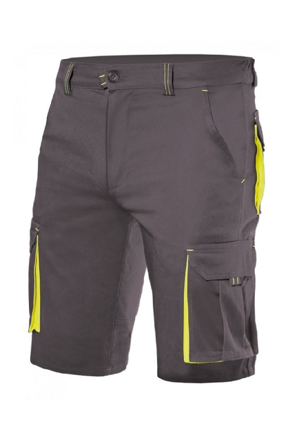 Bermuda bicolore Grigi Stretch multitasche - ITALIADIVISE
