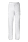 Pantaloni multitasche Slim-Fit bianco