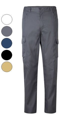 Pantaloni multitasche Slim-Fit grigio