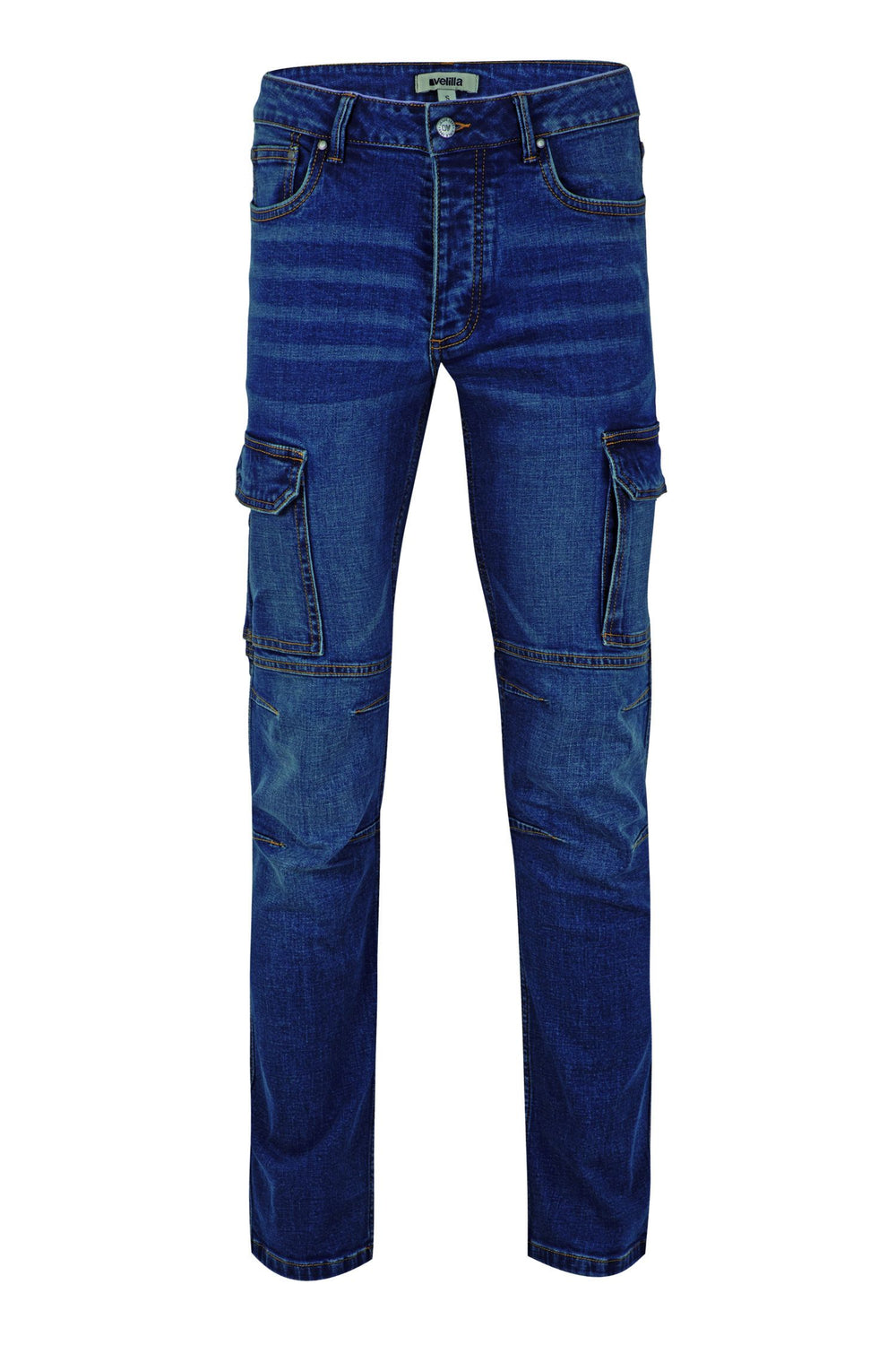 Pantalone Denim Jeans Stretch Multitasche