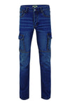 Pantalone Denim Jeans Stretch Multitasche