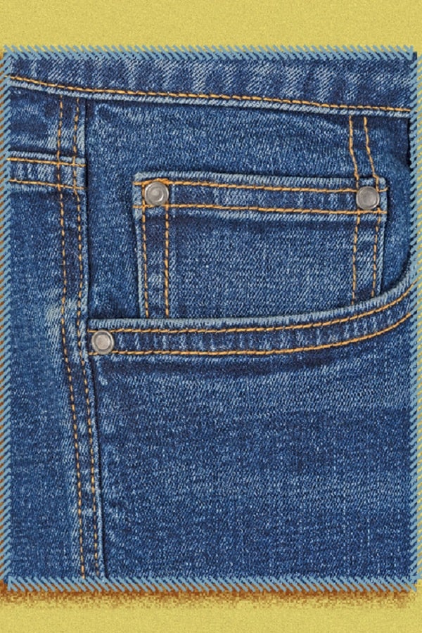 Pantalone Denim Jeans Stretch Multitasche