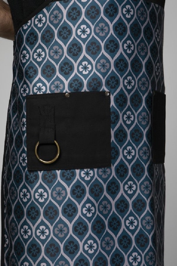 Grembiule in tessuto Pukka Eye Flower Blue