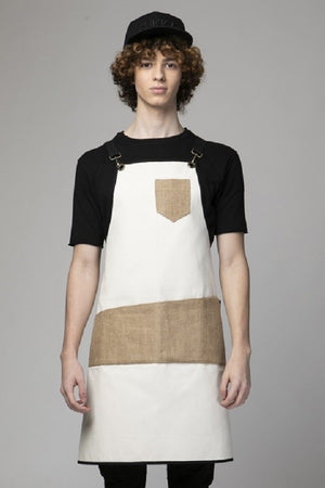 Grembiule in tessuto Pukka Flat White